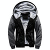 Winter Parka Men Plus Velvet Warm Windproof Coats Large Size Hooded Jackets, Size: XXL(Gray)
