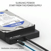 Blueendless US35 USB3.0 To SATA Adapter 2.5 / 3.5-Inch Hard Drive SSD Reader, Spec: USB3.0 EU Plug