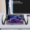 For PlayStation Portal Handle JYS TPU Protective Case With Stand(White)