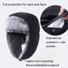Outdoor Windproof Hat Winter Thickened Cotton Cap Warm Coldproof Riding Cap, Cap Size: 58-62cm (Orange)