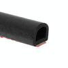 Small D-shaped Car Noise Reduction Sealing Strip with Sticker, Length: 5m