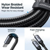 JOYROOM A21 100W Type-C to Type-C+8 Pin 2 in 1 Charging Cable, Length: 1.5m(Black)