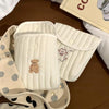 Embroidered Cartoon Cute Sanitary Napkin Mini Storage Bag, Color: Tulip