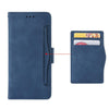 For Samsung Galaxy S24 FE 5G Skin Feel Calf Texture Card Slots Leather Phone Case(Blue)