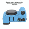 For Sony ILCE-6700 / A6700 Glossy Soft Silicone Protective Case(Blue)