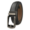 125cm Second Layer Cowhide Men Business Belt Automatic Buckle Belt(Rough Pattern)