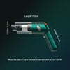 KBN-010 10000Pa Powerful Car Cordless Vacuum Cleaner Handheld Cleaning Tool, Spec:Standard Version(Dark Green)