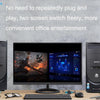 FJGEAR FJ-201UK 2 In 1 Out  KVM Switcher With Desktop Controller With Cable(Black)