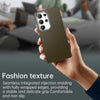 For Samsung Galaxy S25 Ultra 5G Carbon Fiber Series IMD Phone Case(Brown)