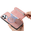 For Redmi K70 / K70 Pro 5G Retro MagSafe Zipper Wallet Card Bag Back Phone Case(Pink)