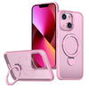 For iPhone 13 Wing Series Gen2 MagSafe Metal Ring Holder Phone Case(Pink)