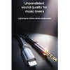 JOYROOM SY-A02 8 Pin to 3.5mm Port High-fidelity Audio Cable, Length:2m(Black)