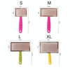 Pet Hair Removal Comb - Dog & Cat Grooming - Random Colour - M