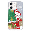 For iPhone 11 Christmas Series PC Full Coverage Pattern Phone Case(CW058 White)