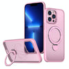 For iPhone 13 Pro Max Wing Series Gen2 MagSafe Metal Ring Holder Phone Case(Pink)