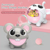 JJR/C V12 Mouse Shape Automatic Mode Bubble Machine, Version:Charging(White)
