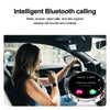ET490 1.27 inch Color Screen Smart Watch Leather Strap, Support Bluetooth Call / ECG(White)