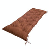 100x50x8cm Outdoor Bench Waterproof Sunscreen Thickened Soft Cushion(Deep Coffee)