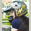 SOMAN Motorcycle Four Seasons Carbon Fiber Half Helmet, Color: FRP Bright Black(L)