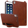 For iPad Pro 9.7 / 9.7 2018 / 2017 TPU Leather Back Tablet Case with Wristband(Brown)