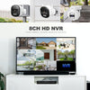 SriHome 5MP 4CH WiFi NVR System with 4 Wireless Cameras (AU)