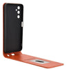 For Samsung Galaxy A05s / M14 4G Magnetic Vertical Flip Leather Phone Case(Brown)