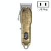RESUXI USB Retro Piaget Hair Clipper LCD Digital Display High-Power Hair Clipper, US Plug