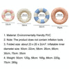 Thickened Children Swimming Ring Inflatable Underarm Ring 66cm(Striped Blue)