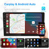 A3196 10 Inch Car Android Large Screen Navigation Central Control Screen 2+64G Player with CarPlay, Style:Standard+AHD Camera
