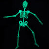 Luminous Skeleton Halloween Activity Props Bar Haunted House Decoration Supplies Fluorescent Skeleton, Size:Large(150cm)