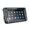 For Volkswagen Q3300KT 7-inch 1+16G Car Multimedia Player Navigation Bluetooth Reversing Integrated Machine Android 10.0, Style:Standard+12Lights Camera