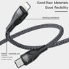 Yesido CA82 2.4A USB-C / Type-C to 8 Pin Charging Cable, Length: 30cm