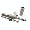 JL0056 6.36mm Audio Jack Connector (10 Pcs in One Package, the Price is for 10 Pcs)(Silver)