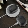 For Apple Beats Studio Buds / Buds+ Clear Electroplated Acrylic Headset Protective Case(Black)