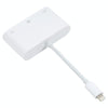 NK-107 3 in 1 8 Pin Male to USB + 1000M Ethernet + 8 Pin Power Female Adapter