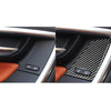 4 PCS Car Carbon Fiber Window Lifting Button Decorative Stickers for Volvo V60 / XC60 2010-2017 / S60 2010-2018, Left and Right Drive Universal