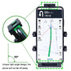 A02 Motorcycle Mobile Phone Navigation Bracket Car Riding Anti-shock Aluminum Alloy Rack(Rearview Mirror Model)