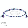 1010-89 Four-strand Colorful Braided Rope Adjustable Bracelet(23)