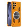 For Samsung Galaxy S25 Ultra 5G All-inclusive Lens Frameless Graphene Cooling Phone Case(Orange)