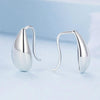 S925 Sterling Silver Water Drop Glare Earrings