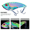HENGJIA Metal VIB Micro-Bait Sequin Full Swimming Layer Fake Bait, Specification: 3g(With Fish Scale)