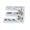 Car Vehicle Badge Emblem 3D English Letter E Self-adhesive Sticker Decal, Size: 4.5*4.5*0.5cm