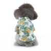 Dog Beach Shirt, Yellow & White, Size M (Cotton, Summer)