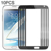 10x Samsung Galaxy Note II N7100 Black Front Glass Lens Replacements