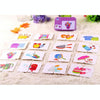 Graph Match Game Early Educational Montessori Toys Puzzle Card Cartoon Vehicle Animal Fruit Pair Matching Game
