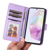 For Samsung Galaxy A36 5G BETOPNICE BN-005 2 in 1 Detachable Imitate Genuine Leather Phone Case(Light Purple)