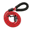 Reflective Dog Lead 2m x 1.2cm, Padded Handle, Red