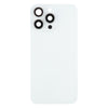 iPhone 15 Pro Max Back Cover with Camera Lens Cover, White - MagSafe Compatible