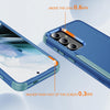 For Samsung Galaxy S25 5G TPU + PC Shockproof Protective Phone Case(Royal Blue + Grey Green)