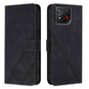 For Asus ROG Phone 8 Crossbody 3D Embossed Flip Leather Phone Case(Black)